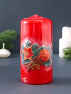 Свеча - цилиндр «Сочельник» 6×6×13 см - Фото 6