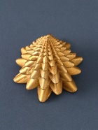 Свеча фигурная "Ёлочка" 6х6х7 см, цв. золотой - фото 809124864