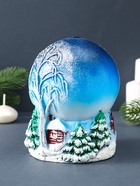 Свеча декоративная «Зимний вечер» 11×11×14 см - Фото 5