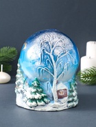 Свеча фигурная "Зимний вечер" 11х11х14 см - фото 809282739