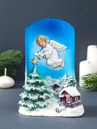 Свеча декоративная «Рождественская звезда» 7.5×11×16 см - Фото 2