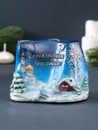 Свеча декоративная «С Рождеством Христовым!« 5.5×11×8 см - Фото 6