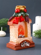 Свеча фигурная "Новогодний камин" 5,5х9х15 см 10911568 - фото 16948465