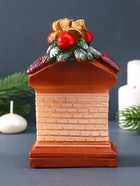Свеча фигурная "Новогодний камин" 5,5х9х15 см 10911568 - фото 16948466