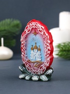 Свеча фигурная "Храм в рамке" 5,5х4х9 см, цв. красный 10911576 - фото 16948492