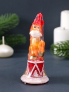 Свеча декоративная «Лошадка цирковая» 4.5×6×11 см, золотой - фото 7449349