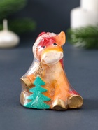 Свеча декоративная «Лошадка» 6.5×5.5×8 см, золотой - фото 7449350