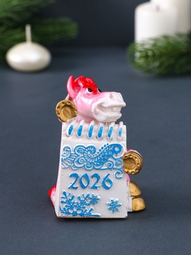 Свеча декоративная «Лошадка с открыткой» 6×4.5×8.5 см, розово-голубой