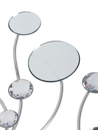 УЦЕНКА Часы настенные интерьерные «Стеклянные капли», серия: Ажур, бесшумные, плавный ход, d=49 см, циферблат d=22 см, от батарейки 1хАА 10916974