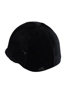 УЦЕНКА Шлем для верховой езды, бархат, одноразмерный, охват головы 61 см, черный - Фото 2