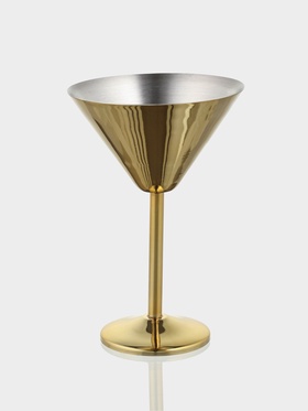 Бокал для мартини «Золото», 11×11×17.5 см, нержавеющая сталь