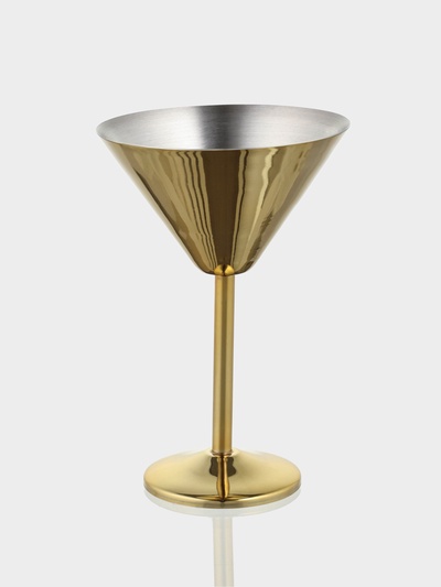 Бокал для мартини «Золото», 11×11×17.5 см, нержавеющая сталь