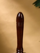 Колокольчик "Якорь" алюминий, с деревянной ручкой 12х12х24 см 10653681 - фото 16984773