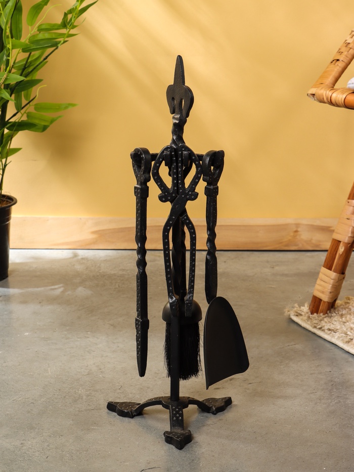 Каминный набор, 50 см, сталь - Фото 1