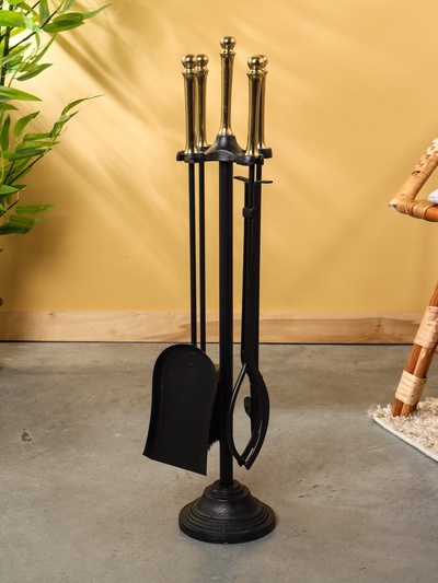 Каминный набор, сталь, 67 ± 1 см, алюминий