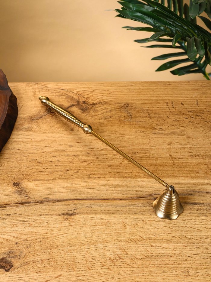 Гаситель для свечей «Спираль», 28 см, латунь - Фото 1