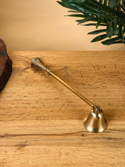 Гаситель для свечи «Роскошь», 22 см, латунь