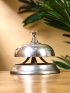 Звонок настольный, латунь 9,5х9,5х7,5 см 10662497 - фото 16984854