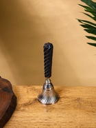 Колокольчик с чёрной ручкой, 18 см, латунь 10662502 - фото 16984871