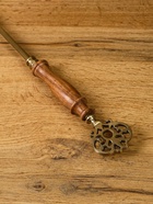 Ложка для обуви «Винтаж», 45.5 см, латунь, манговое дерево - Фото 4