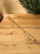 Ложка для обуви «Еловая шишка», 56 см, латунь, манговое дерево - Фото 2