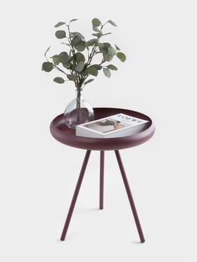 Столик журнальный текстурный «Баклажановый», 45×45×52 см