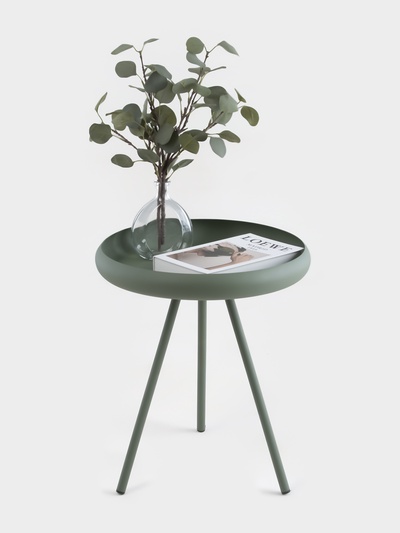 Столик журнальный текстурный «Болотный», 45×45×52 см