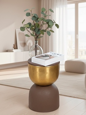 Столик кофейный «Кофе с золотом», 30×30×45 см