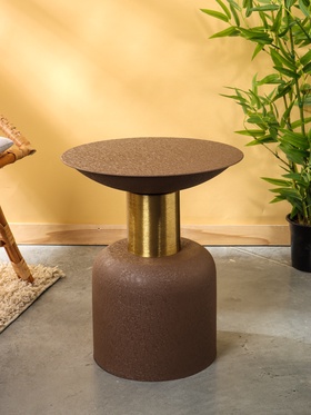 Столик кофейный "Какао с золотом" 40,5х40,5х47 см