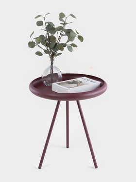 Столик журнальный текстурный «Баклажановый», 50×50×55 см