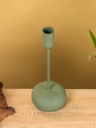 Подсвечник на 1 свечу текстурный «Болотный», 8×8×20 см - фото 52522798