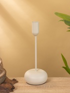 Подсвечник на 1 свечу текстурный «Бежевый», 8×8×20 см - фото 52522807