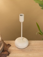 Подсвечник на 1 свечу текстурный «Бежевый», 8×8×20 см - фото 52522808