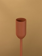 Подсвечник на 1 свечу текстурный «Терракотовый», 8×8×20 см - фото 52522814