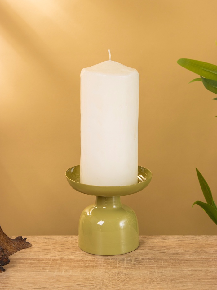 Подсвечник на 1 свечу «Олива», 10×10×9 см, глянцевый - Фото 1