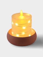 Подсвечник на 1 свечу на магнитах «Пудровый», 11×11×4 см - Фото 6