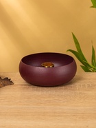 Подсвечник на 1 свечу на магнитах «Баклажан», 11×11×4 см - фото 52743850