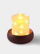 Подсвечник на 1 свечу на магнитах «Баклажан», 11×11×4 см - Фото 6