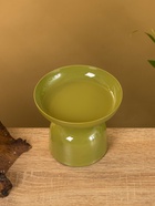 Подсвечник на 1 свечу «Авокадо», 10×10×9 см, глянцевый - фото 52743885