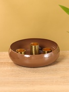 Подсвечник на 3 свечи на магнитах «Бисквит», 13×13×4 см - фото 809142243