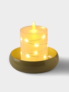 Подсвечник на 3 свечи на магнитах «Оливковый», 13.5×13.5×4 см  (артикул 10722123)  большой выбор товаров оптом и в розницу по низким ценам с доставкой