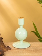 Подсвечник на 1 свечу «Мята», с 1 сферой, 7.5×7.5×11.5 см - фото 52743931