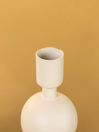 Подсвечник на 1 свечу текстурный «Бежевый», с 3 сферами, 10×10×25 см - фото 52743958