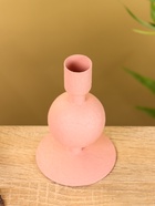 Подсвечник на 1 свечу «Пудровый», с 1 сферой, 7.5×7.5×11.5 см - фото 52743962