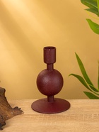 Подсвечник на 1 свечу «Сливовый», с 1 сферой, 7.5×7.5×11.5 см - фото 52743971