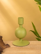 Подсвечник на 1 свечу «Авокадо», с 1 сферой, 7.5×7.5×11.5 см - фото 52743976