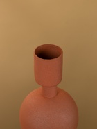 Подсвечник на 1 свечу текстурный «Терракотовый», с 3 сферами, 10×10×25 см - фото 52743983