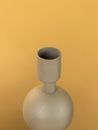 Подсвечник на 1 свечу текстурный «Графитовый», с 3 сферами, 10×10×25 см - фото 52743988