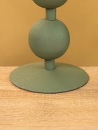 Подсвечник на 1 свечу текстурный «Болотный», с 3 сферами, 10×10×25 см - фото 52743994