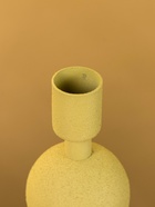 Подсвечник на 1 свечу «Олива», с 2 сферами, 8.5×8.5×18 см - фото 52744013